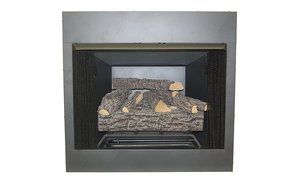 Sure Heat VFBC32B Surefire Vent-Free Circulating Firebox with Screen, 32", Black N2