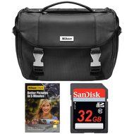 Nikon D5300 DX-format Digital SLR Kit w/ 18-55mm VR II and 55-300mm VR Lens Kit (Black) N6