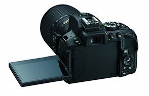 Nikon D5300 DX-format Digital SLR Kit w/ 18-55mm VR II and 55-300mm VR Lens Kit (Black) N7