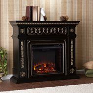 Donovan Electric Fireplace - Black N6