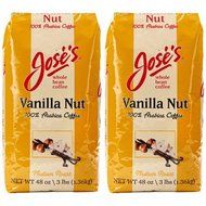 Jose&rsquo;s Vanilla Nut Whole Bean Coffee 3 lb. Bag 2-pack