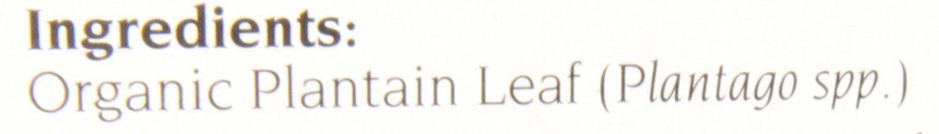 Celebration Herbals Organic Plantain Leaf Tea Caffeine Free -- 24 Herbal Tea Bags