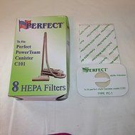 Perfect Style C PowerTeam Canister C101 HEPA Filtration Bags: 16 Bags
