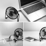 Cimostar Mini USB Desk Cooler Fan,(Metal Design, Large Air Flow, Quiet Operation), Black N5