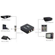 ONSEMI HDMI to AV, Mini HDMI to 3RCA Composite Video AV Converter 1080P for PC Laptop Xbox PS3 TV STB VHS VCR...