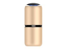 Exian&reg; Car Air Purifier Cleaner Fresh Ionizer Portable Travel + Charger (Gold)