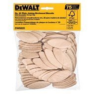 DEWALT DW6820 No. 20 Size Joining Biscuits (75 Pieces) by DEWALT
