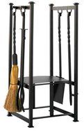 Uniflame Olde World Iron Log Rack with Tools