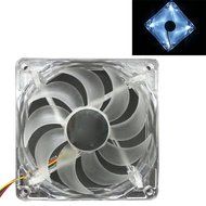 AMA(TM) Blue Quad 4-LED Light Neon Clear PC Computer Case Cooling Fan Pad Tray Chilling Stand (Blue 2) N19