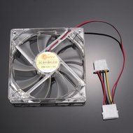 AMA(TM) Blue Quad 4-LED Light Neon Clear PC Computer Case Cooling Fan Pad Tray Chilling Stand (Blue 2) N21