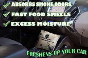 500g Organic Bamboo Charcoal Air Purifier Bag Deodorizer and Air Freshener Remove Odor and Control Moisture in... N8