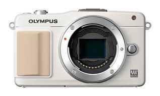Olympus Mirror Interchangeable Lens Pen Mini E-pm2 Double Zoom Kit White E-pm2 Dzkit Wht N2