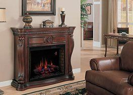 ClassicFlame Lexington Electric Fireplace Mantel in Empire Cherry - 33WM881-C232 N2