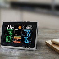 La Crosse Technology C83349 Wireless Atomic Digital Color Forecast Station with Alerts, Black N6