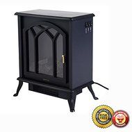 New Free Standing Electric 1500W Fireplace Heater Fire Flame Stove Wood Adjustable N7