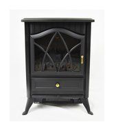 Black Free Standing Portable Electric Fireplace Heater TOP SELLING ITEM N7