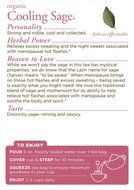 Traditional Medicinals Organic Cooling Sage Tea, 16 Tea Bags (Pack of 6) N2