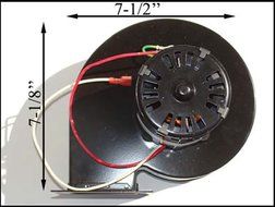 PelletStovePro - Breckwell Pellet Stove Convection Motor Blower A-E-033A - 11-1210 G N2