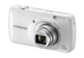 Nikon COOLPIX S800c 16 MP Digital Camera with 10x Optical Zoom and built-in Android Operating System (Black)