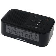 Motorola MWR822 Weather Alert Radio &amp; Alarm Clock with AM/FM (Black) N3