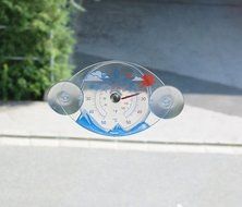 Fackelmann 63752 Outdoor Thermometer with Plastic Suction Cups