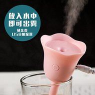 FEI&S Flower mini humidifier creative home office car carrying the humidifier , White N2
