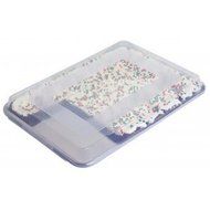 Focus Foodservice Full Size Plastic Sheet Pan Cover Only, 26 x 18 x 2 inch -- 12 per case.
