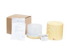 SPAharmony 400ml Wood Grain Aromatherapy Essential Oil Diffuser, Ultrasonic Cool Mist Aroma Humidifier (Up to... N6