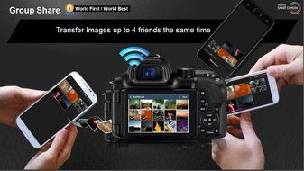 Samsung NX Mini 20.5MP CMOS Smart WiFi &amp; NFC Mirrorless Digital Camera with 9-27mm Lens and 3" Flip Up LCD Touch... N12