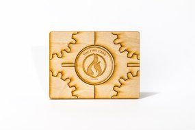 The Fire Card - Start Your Fire With Style - Beautiful Quick Fire Starter For Camping, Fireplace or Backyard Fire... N8
