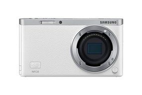 Samsung NX Mini 20.5MP CMOS Smart WiFi &amp; NFC Mirrorless Digital Camera with 9-27mm Lens and 3" Flip Up LCD Touch... N16