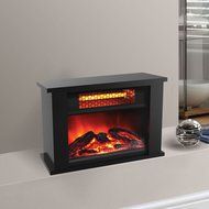 Lifesmart Products ZCFP1014US 750W Mini Fireplace Heater, Black N2