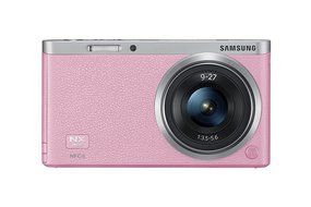 Samsung NX Mini 20.5MP CMOS Smart WiFi &amp; NFC Mirrorless Digital Camera with 9-27mm Lens and 3" Flip Up LCD Touch... N19