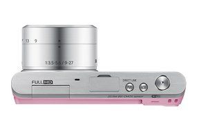 Samsung NX Mini 20.5MP CMOS Smart WiFi &amp; NFC Mirrorless Digital Camera with 9-27mm Lens and 3" Flip Up LCD Touch... N20