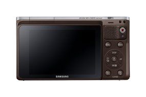 Samsung NX Mini 20.5MP CMOS Smart WiFi &amp; NFC Mirrorless Digital Camera with 9-27mm Lens and 3" Flip Up LCD Touch... N21