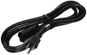 eDragon Power Extension Cord, Black, SJT, 14 AWG, 3 Conductor, 15 Amp, 25 feet Power Cable, (ED71453) N2