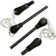 The Friendly Swede Magnesium Alloy Emergency Easy Grip Fire Starter (2 Pack) N3