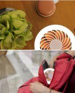 LIWUYOU Summer Mini Handheld Fan Battery Operated USB Rechargeable Outdoor Small Portable Fan Lamp LED Lights... N3