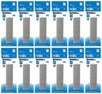 12 Filter Pack, BISSELL 8/14 HEPA Media Filters for Upright Vacuum, part #'s 2036608, 3091, 203-1192 N2