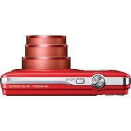 Olympus VG-160 14MP Digital Camera with 5x Optical Zoom (Red) (Old Model)