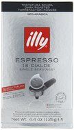 illy Caffe Scuro Coffee, Espresso, (Dark Roast, Black Band), 18-Count E.S.E. Pods 4.4 oz (Pack of 2) N7