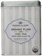 Harney &amp; Sons Black Iced Tea, Organic Plain, 6 Tea Bags N4