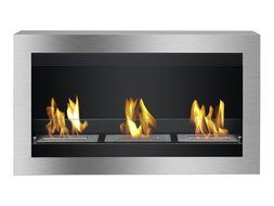 Ignis Ventless Bio Ethanol Fireplace Magnum with Safety Glass
