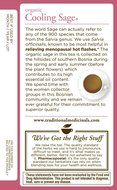 Traditional Medicinals Organic Cooling Sage Tea, 16 Tea Bags (Pack of 6) N4
