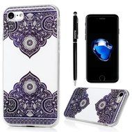 iPhone 7 Case (4.7 inch) - Shock-Absorption Soft TPU Rubber Skin Gel Bumper Ultra Thin Slim Fit Cute Colorful... N16