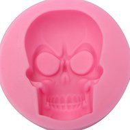"Skull Fondant Mold Silicone Decorating Cake Mould" shopping N5