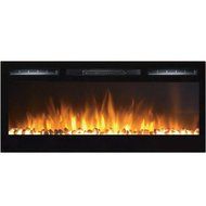 Moda Flame 35 Inch Cynergy Pebble Stone Built-In Wall Mounted Electric Fireplace N2
