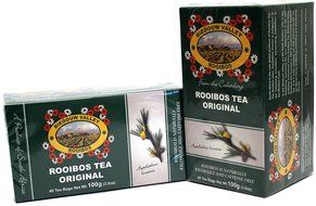 Rooibos Tea: 100% Natural South African (80 Oxygen Bleached Bag Count 7.0oz) Red Bush Healthy Herbal Tea. Caffeine... N7