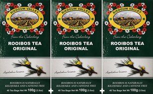 Rooibos Tea: 100% Natural South African (80 Oxygen Bleached Bag Count 7.0oz) Red Bush Healthy Herbal Tea. Caffeine... N8