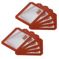 Silicone Alley, 10 Non-stick Silicone Mat Pad, Small Rectangle 5 X 4 Inch, Blue N6